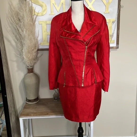 Vintage Cache Punk Rock Skirt Suit size Medium - Picture 4 of 9